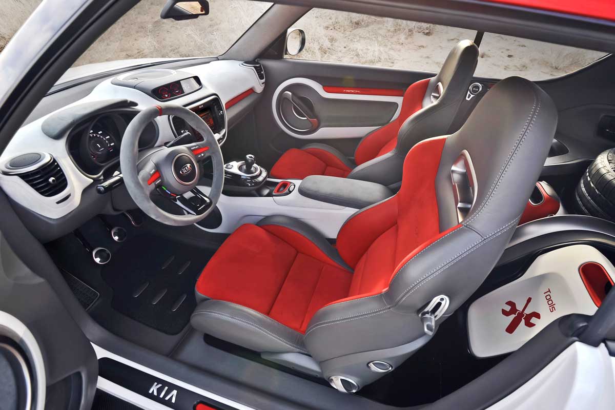 Kia Track'ster hot hatch concept seats