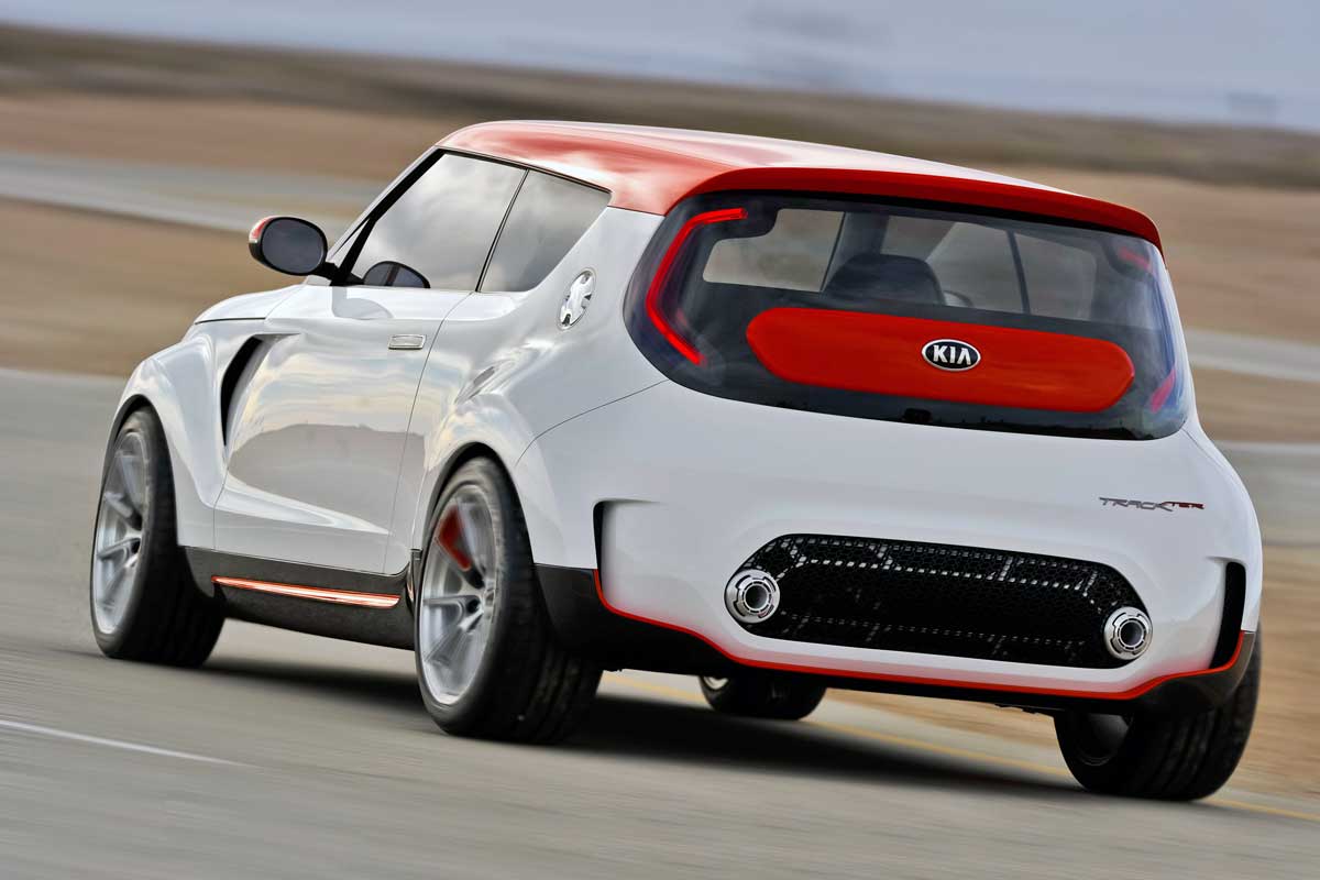 Kia Track'ster hot hatch concept rear view