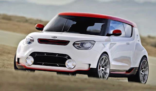 Kia Track'ster hot hatch concept front view