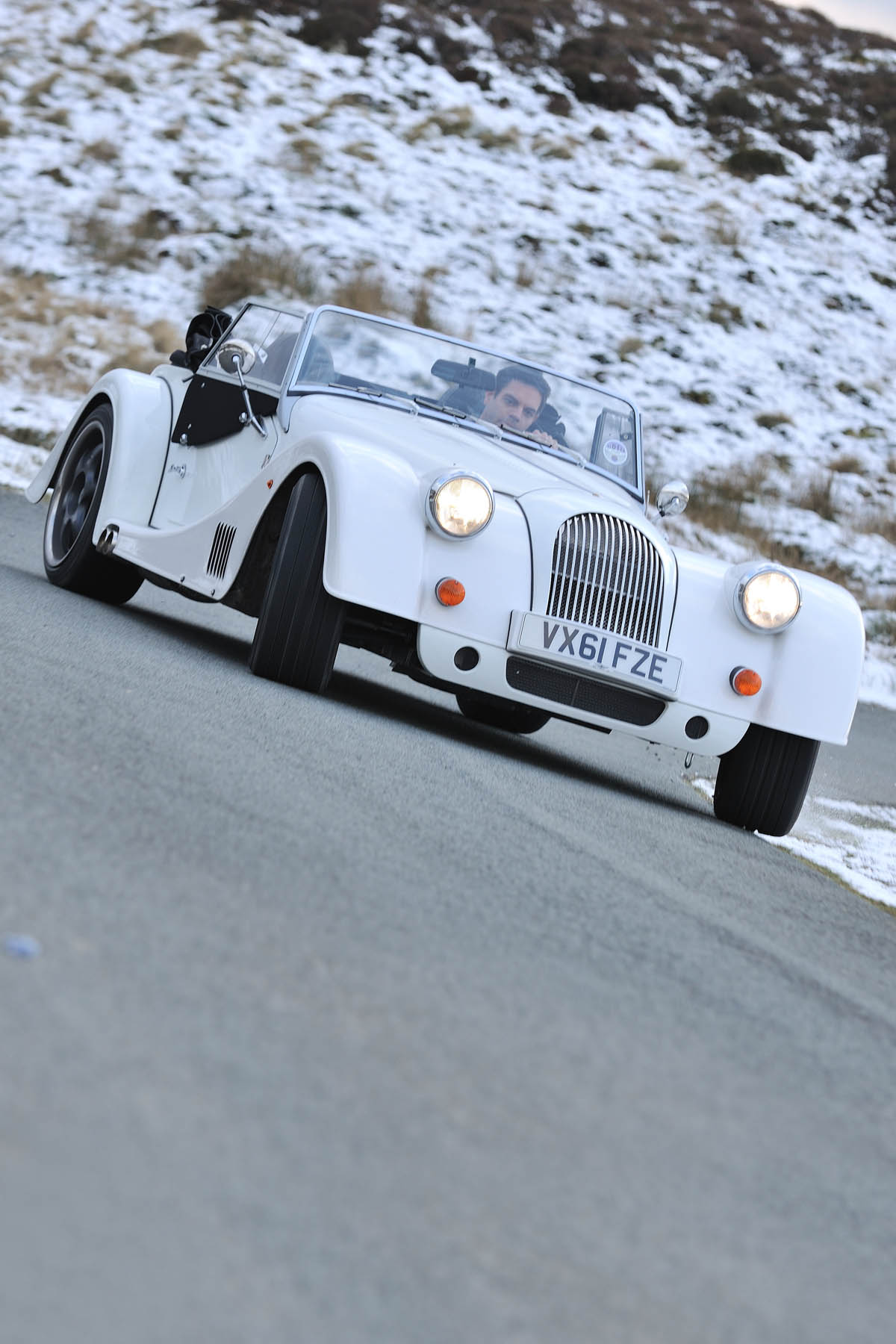 2012 Morgan Plus 8 sideways slide drift