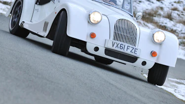 2012 Morgan Plus 8 sideways slide drift