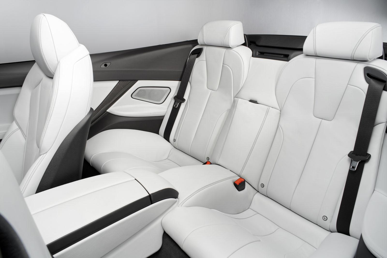 2012 BMW M6 convertible rear seats