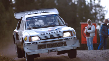 Peugoet 205 T16 rally car