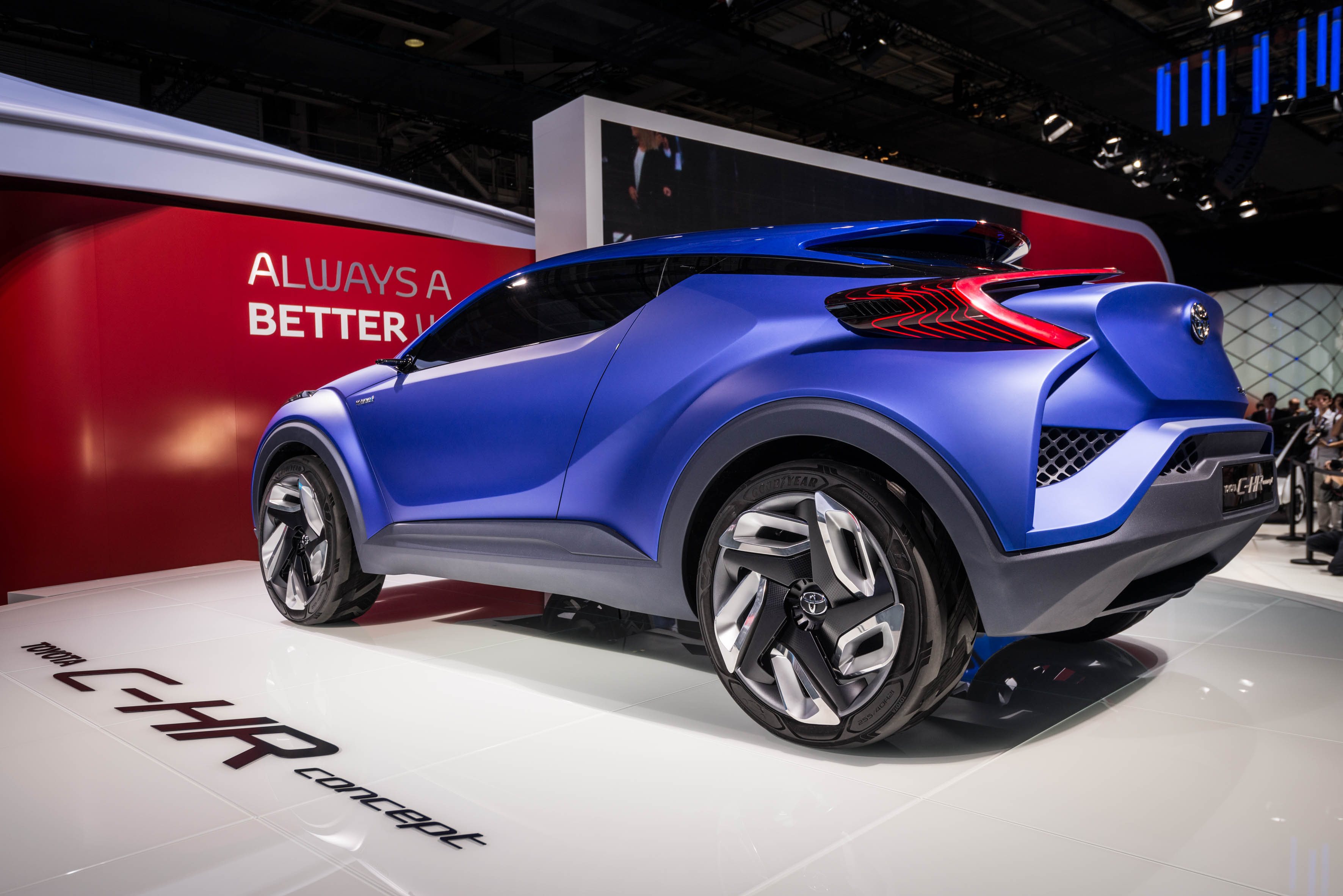 Toyota C-HR concept at the 2014 Paris motor show