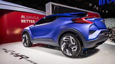 Toyota C-HR concept at the 2014 Paris motor show