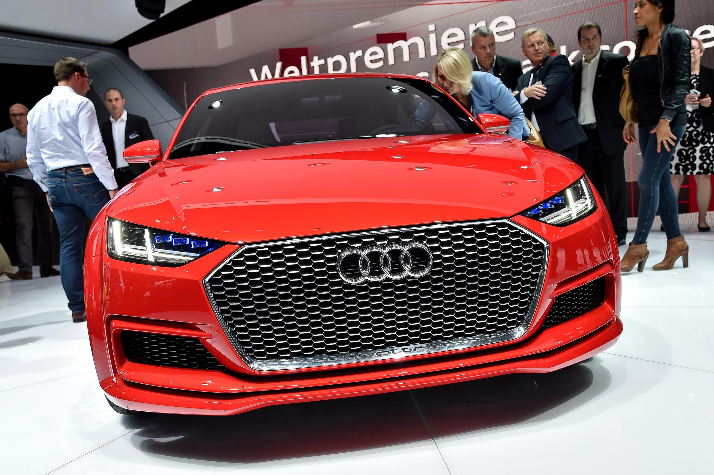 Audi TT Sportback at the 2014 Paris motor show