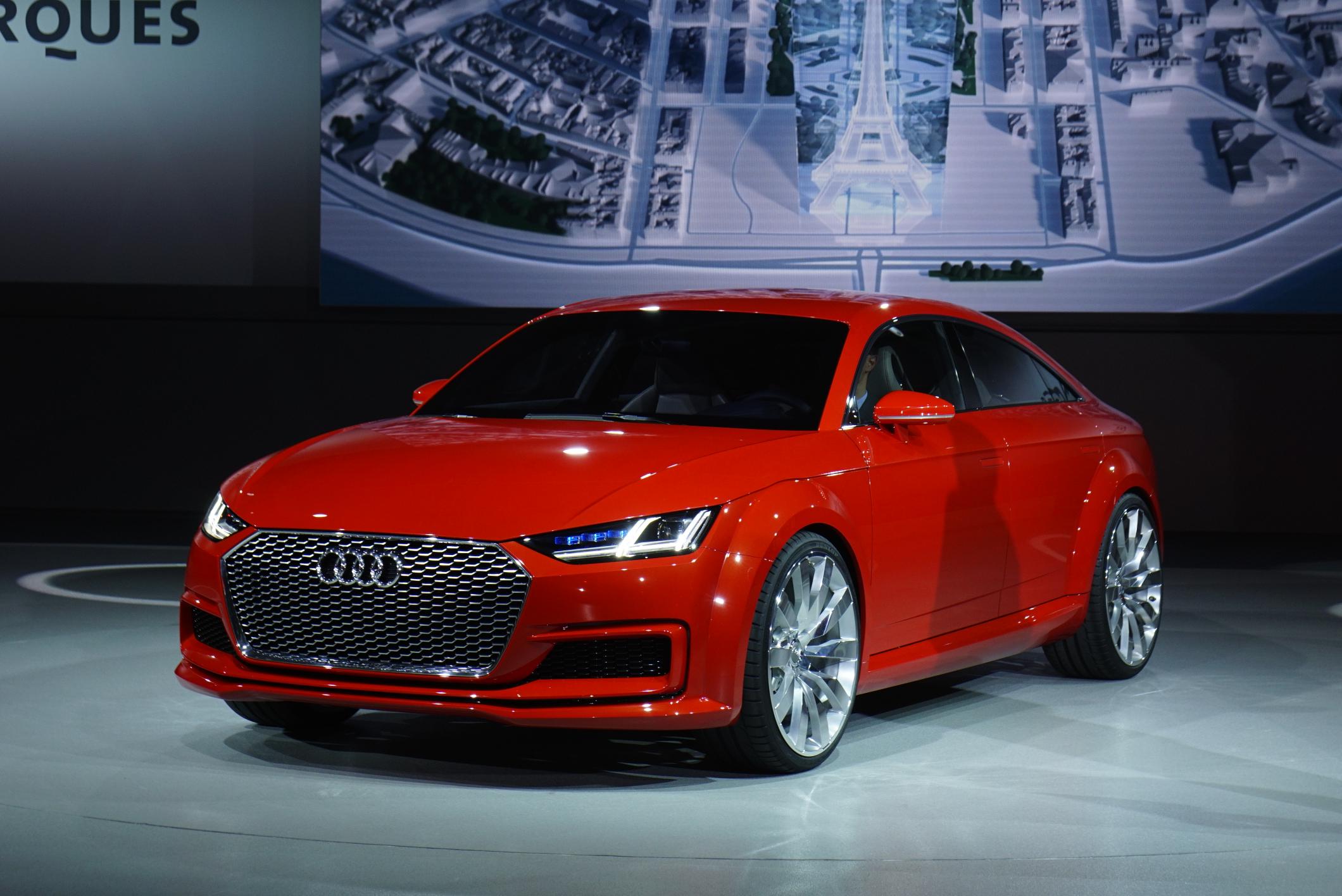 Audi TT Sportback at the 2014 Paris motor show