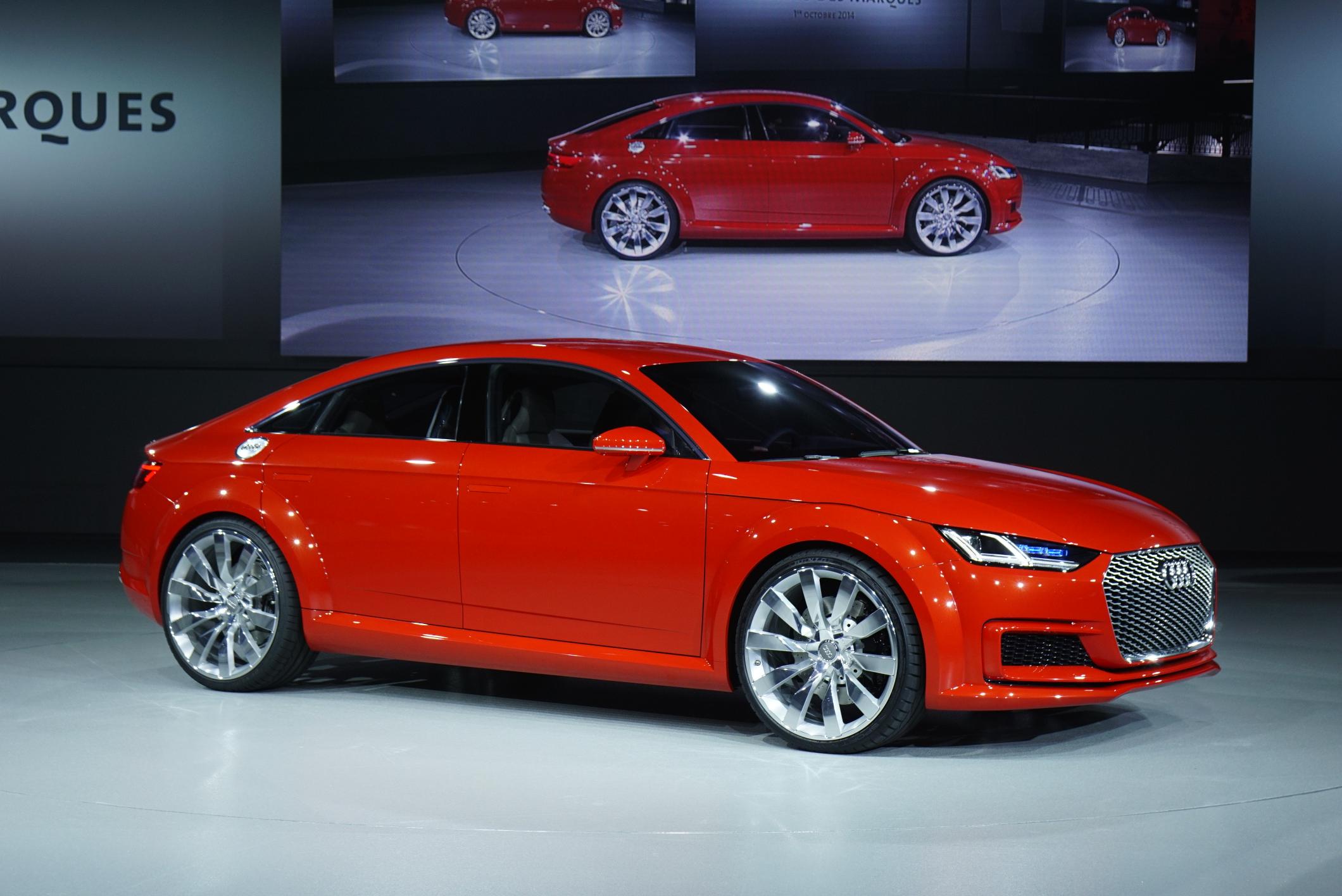 Audi TT Sportback at the 2014 Paris motor show