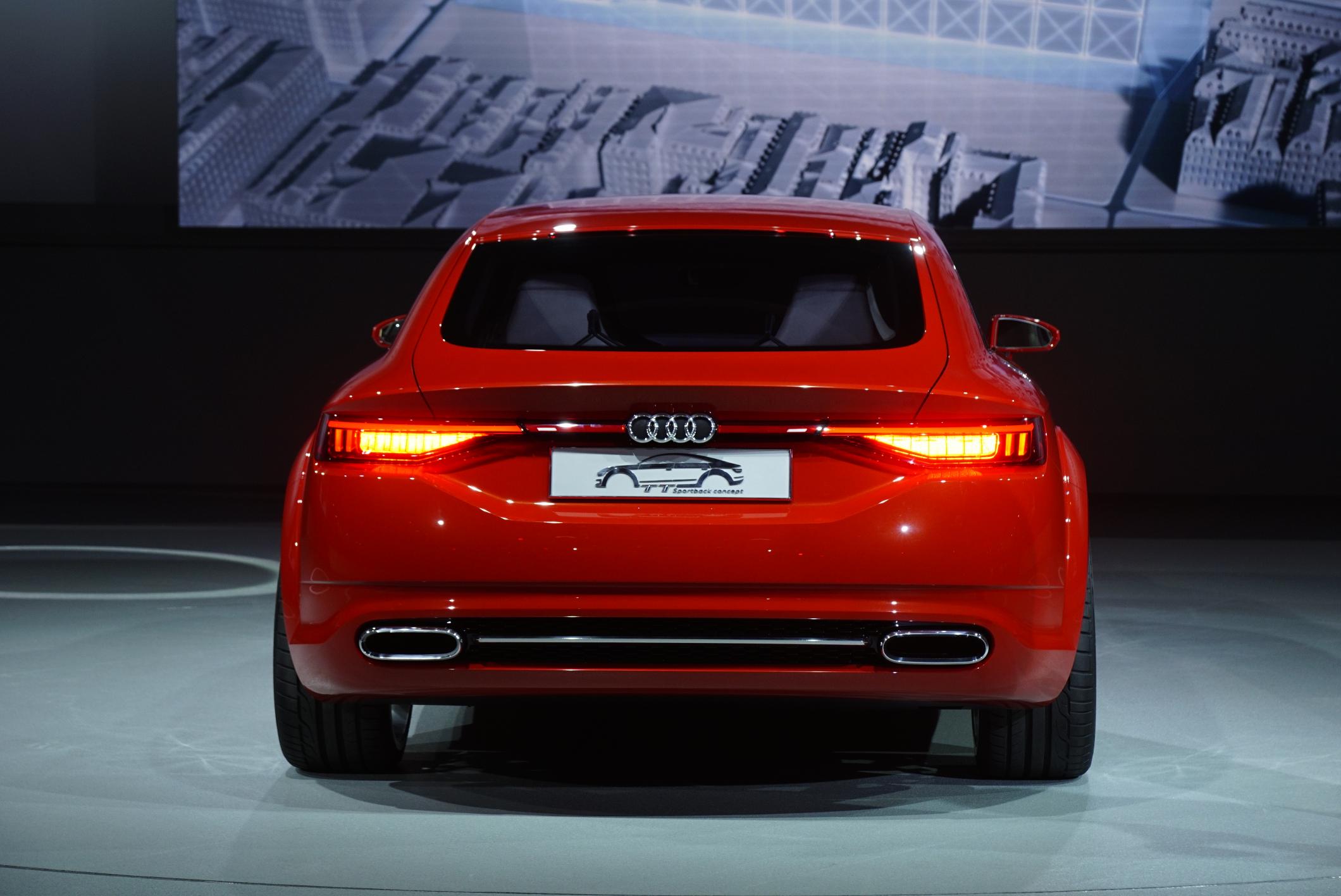 Audi TT Sportback at the 2014 Paris motor show