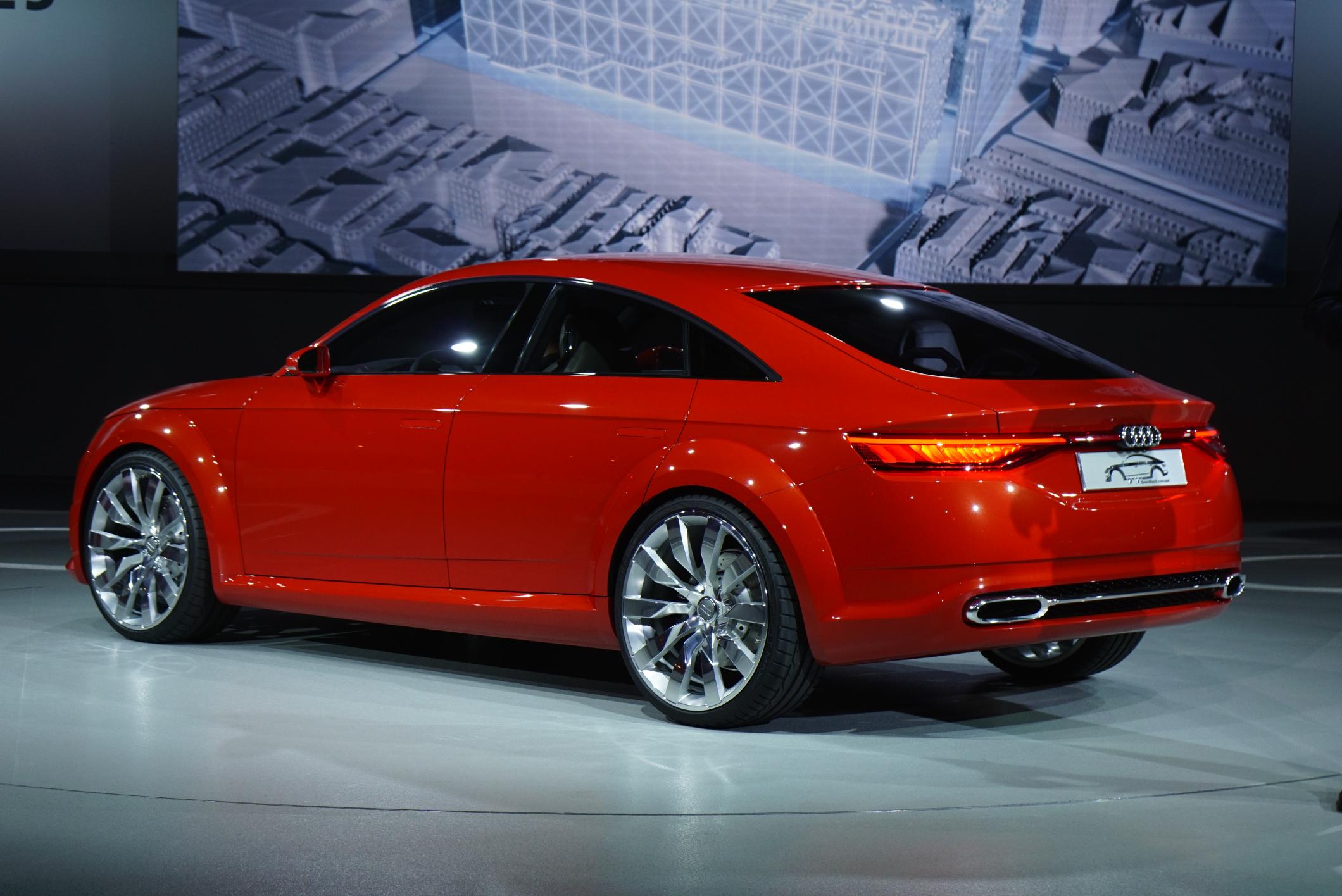 Audi TT Sportback at the 2014 Paris motor show