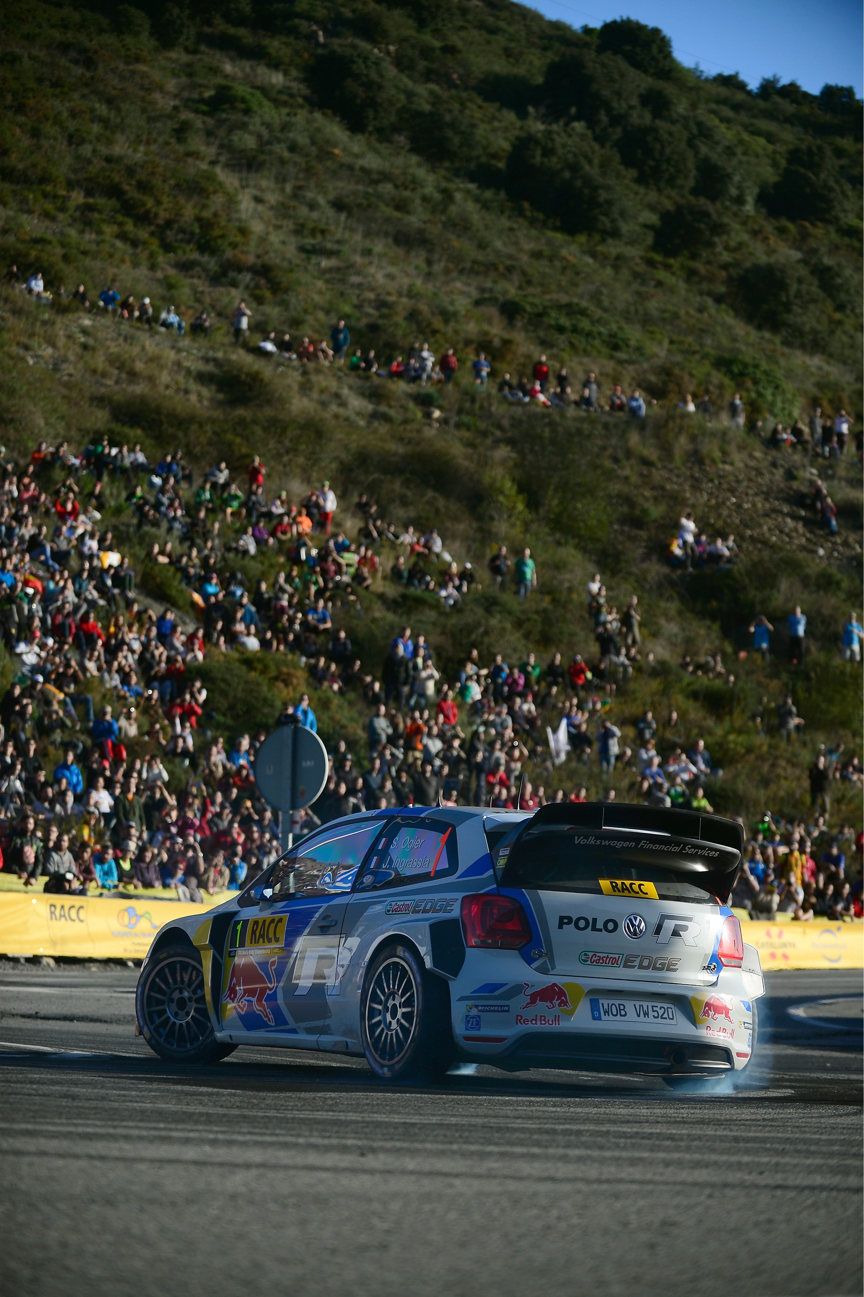 WRC Spain Ogier hairpin