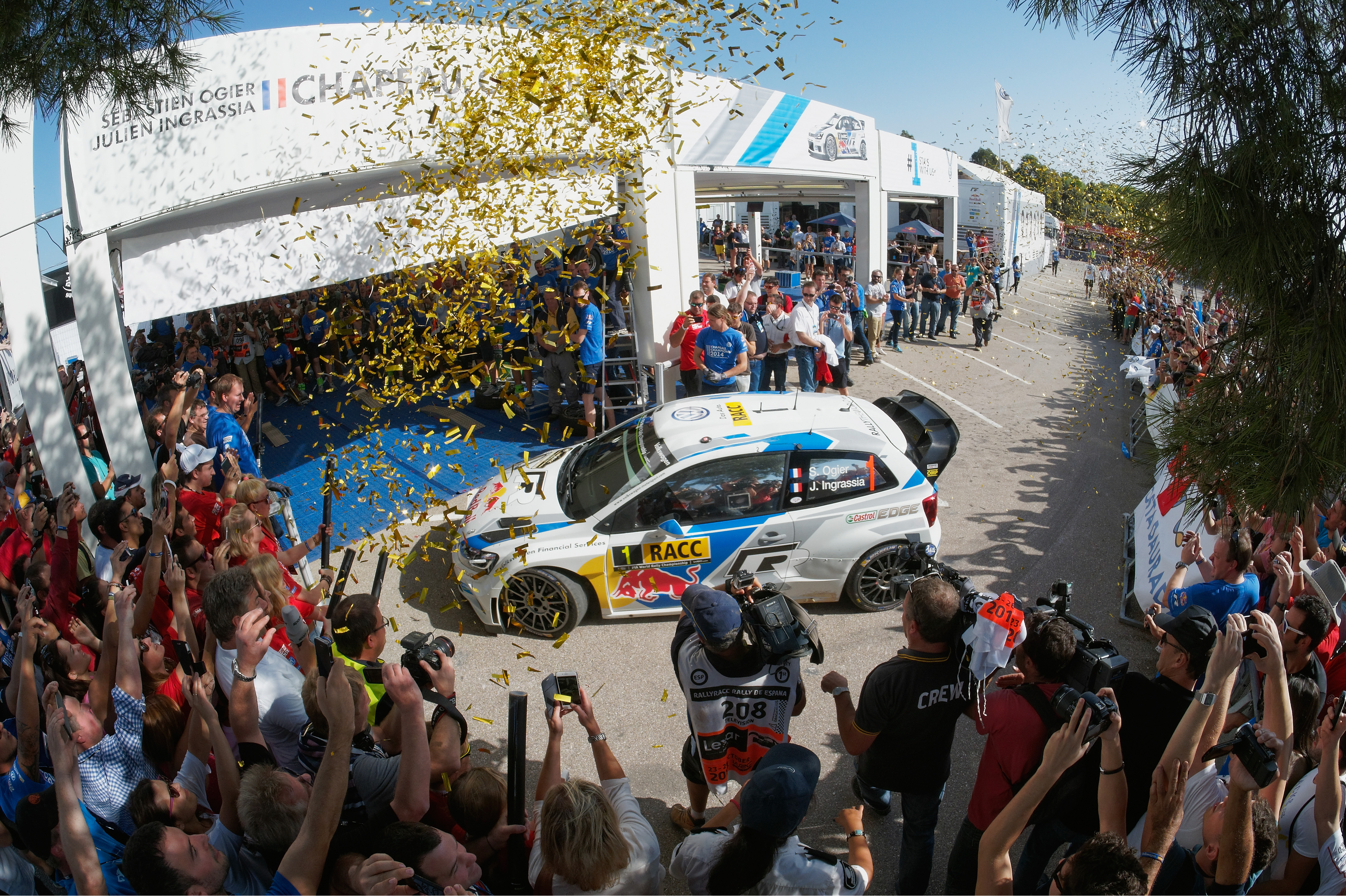 WRC Spain Ogier and Ingrassia