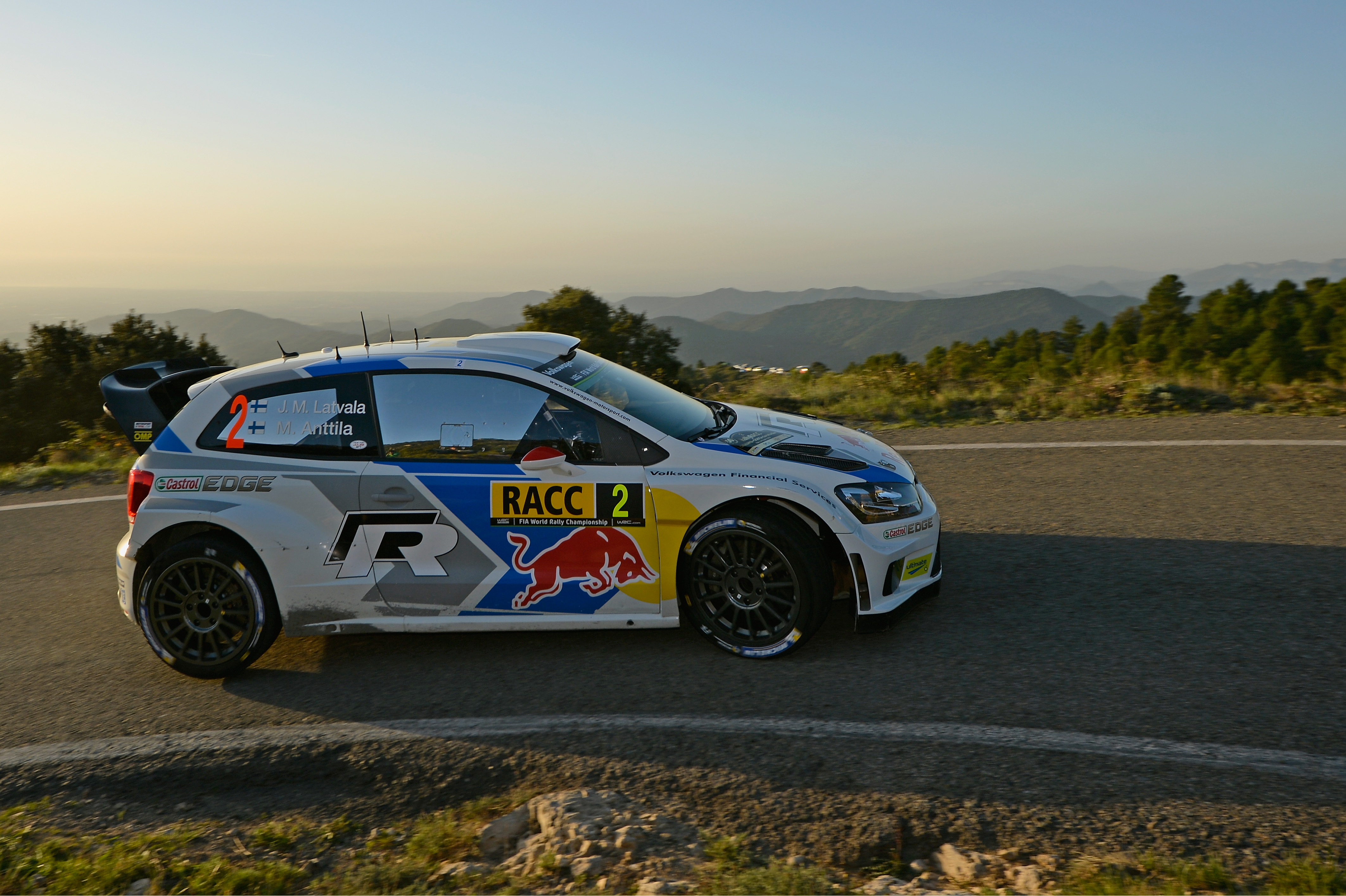 WRC Spain Latvala cornering