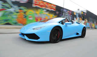 Lamborghini Huracan Spyder - front tracking