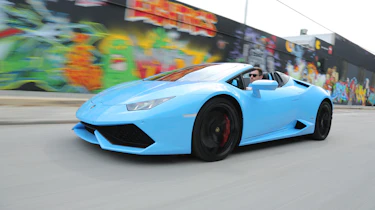 Lamborghini Huracan Spyder - front tracking