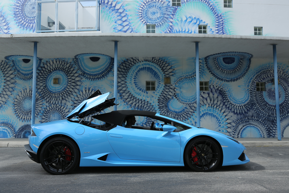 Lamborghini Huracan Spyder - side profile